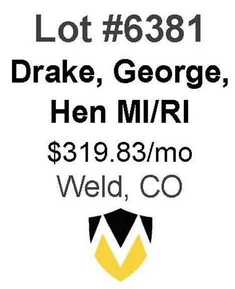 Drake, George, Hen 66-Well Package