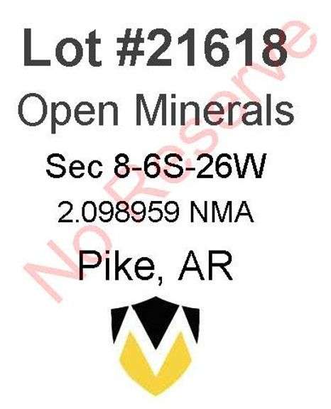 Pike, AR Open Minerals 8-6S-26W