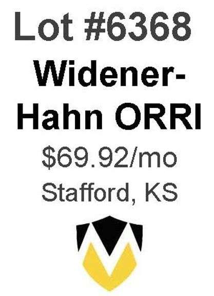 Widener-Hahn ORRI
