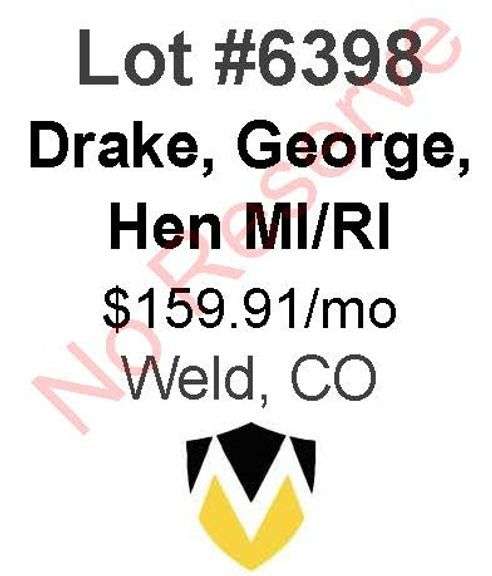 Drake, George, Hen 66-Well Package