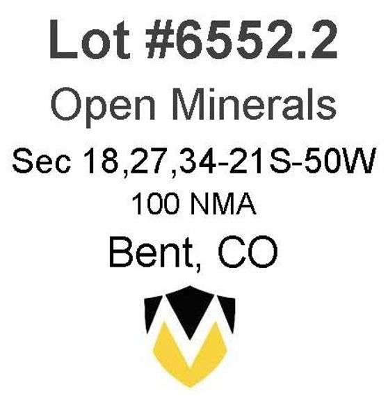 Bent, CO Open Minerals 18,27,34-21S-50W (100 NMA @$11/ac & 83.34 NMA @ $10/ac)