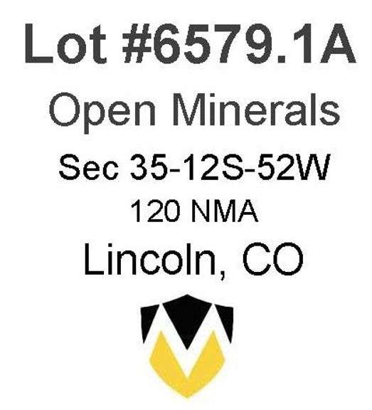 Lincoln, CO Open Minerals 35-12S-52W (120 NMA)