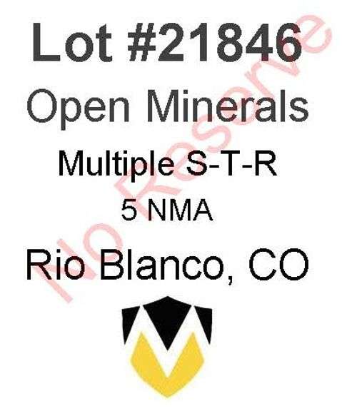 Rio Blanco, CO Open Minerals (5 NMA)
