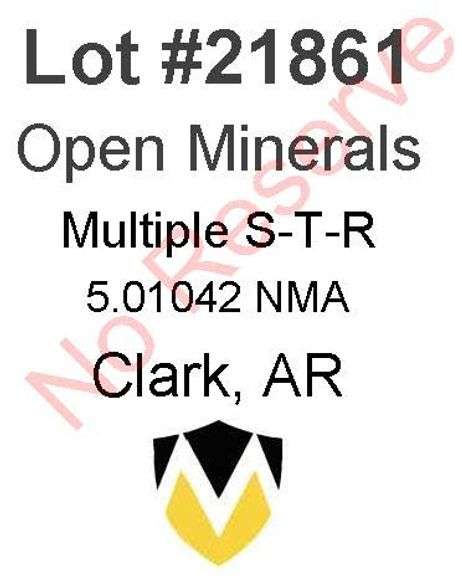 Clark, AR Open Minerals (5.01042 NMA)