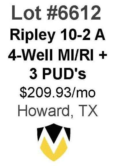 Ripley 10-2 A 4-Well MI/RI + 3 PUD's