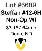 Steffan #12-6H Non-Op WI