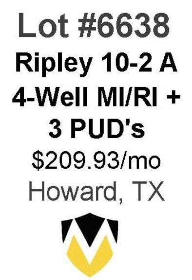 Ripley 10-2 A 4-Well MI/RI + 3 PUD's