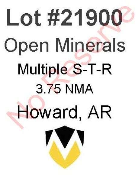 Howard, AR Open Minerals (3.75 NMA)