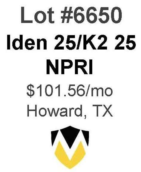 Iden 25/K2 25 NPRI