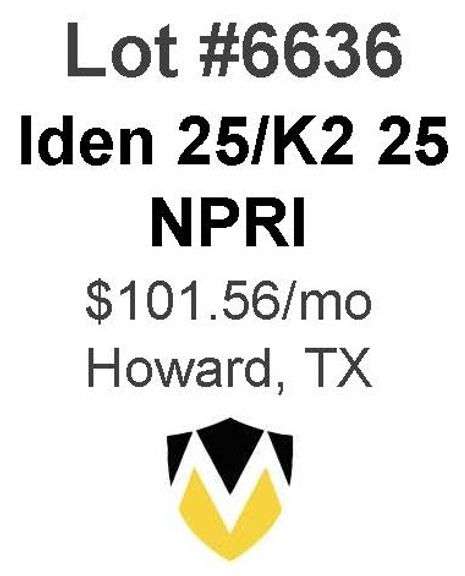Iden 25/K2 25 NPRI