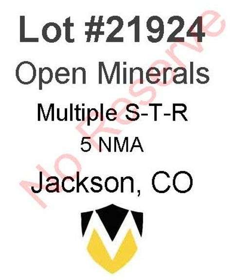 Jackson, CO Open Minerals (5 NMA)