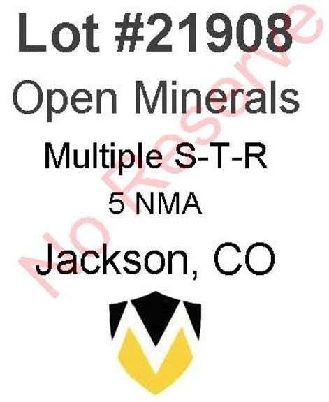 Jackson, CO Open Minerals (5 NMA)
