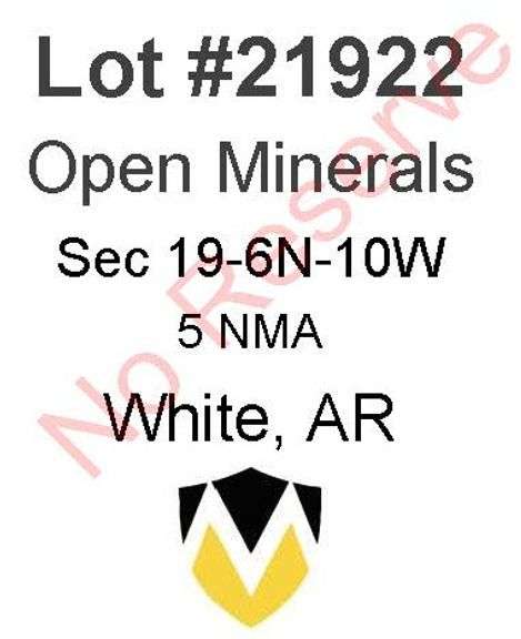 White, AR Open Minerals 19-6N-10W (5 NMA)