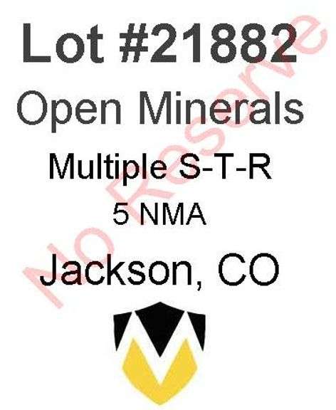 Jackson, CO Open Minerals (5 NMA)