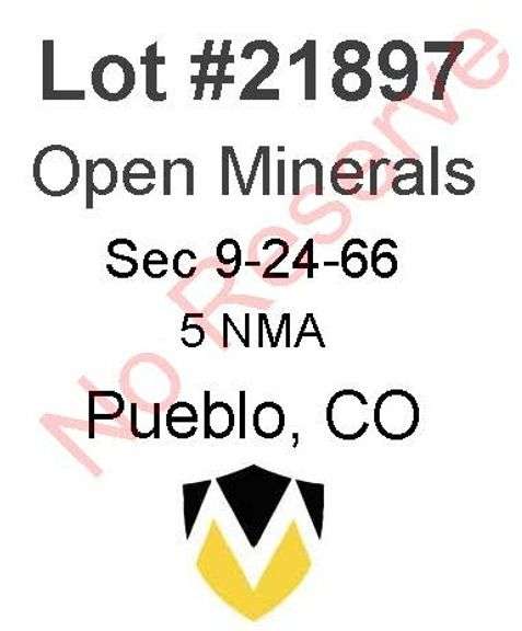 Pueblo, CO Open Minerals 9-24-66 (5 NMA)
