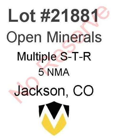 Jackson, CO Open Minerals (5 NMA)