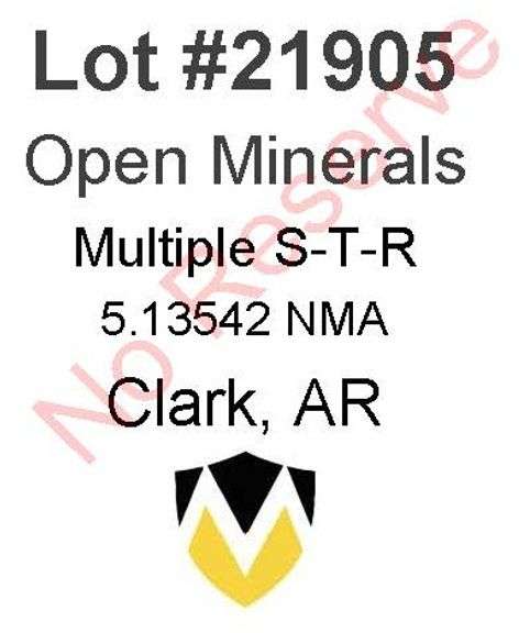 Clark, AR Open Minerals (5.13542 NMA)