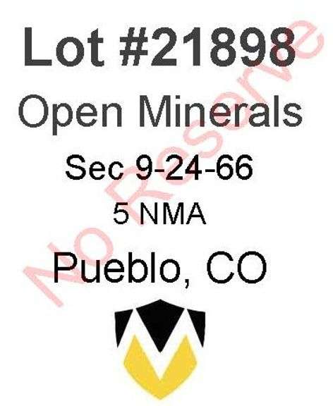 Moffat, CO Open Minerals 7,18-6-92 (10 NMA)