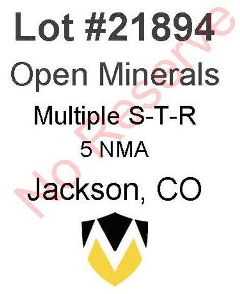 Jackson, CO Open Minerals (5 NMA)