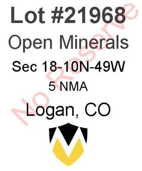 Logan, CO Open Minerals 18-10N-49W (5 NMA)