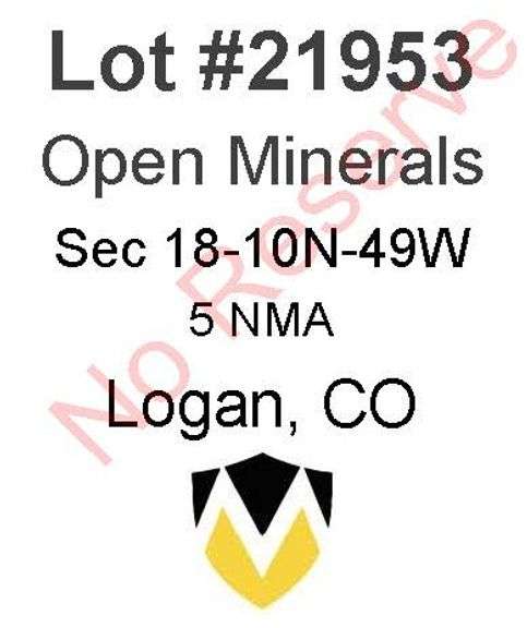 Logan, CO Open Minerals 18-10N-49W (5 NMA)
