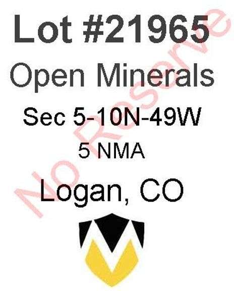 Logan, CO Open Minerals 5-10N-49W (5 NMA)
