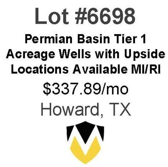 Permian Basin Tier 1 Acreage Wells with Upside Locations Available