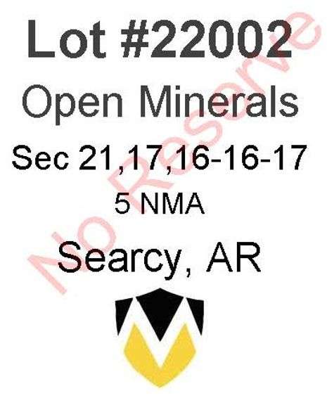 Searcy, AR Open Minerals 21,17,16-16-17 (5 NMA)