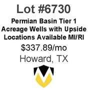 Permian Basin Tier 1 Acreage Wells with Upside Locations Available