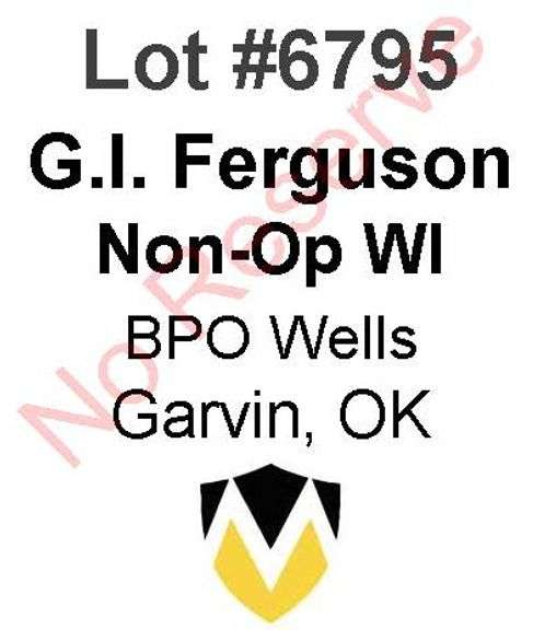 G.I. Ferguson Non-Op WI