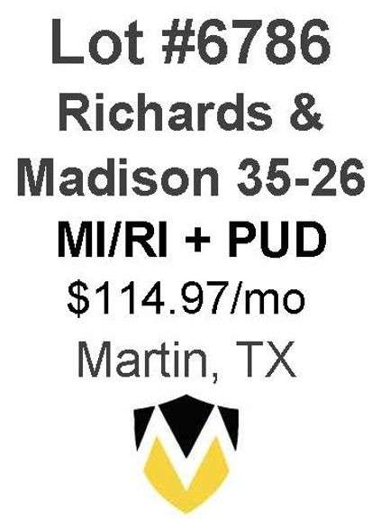 Richards & Madison 35-26 - 8 Well MI/RI + PUD Locations