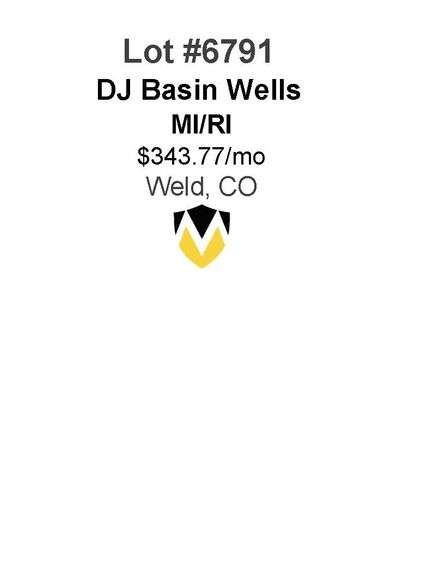 DJ Basin Wells