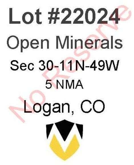 Logan, CO Open Minerals 30-11N-49W (5 NMA)