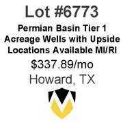 Permian Basin Tier 1 Acreage Wells with Upside Locations Available