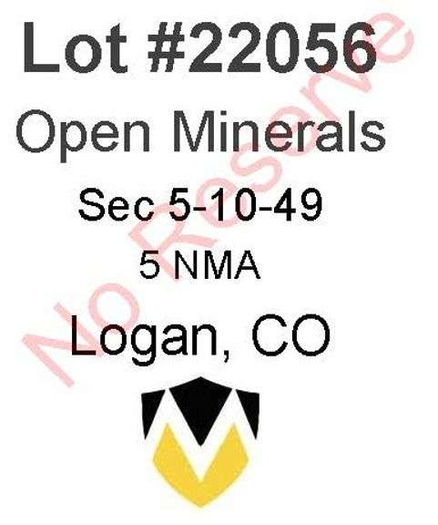 Logan, CO Open Minerals 5-10-49 (5 NMA)