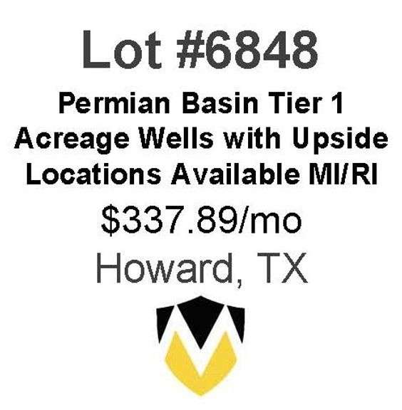 Permian Basin Tier 1 Acreage Wells with Upside Locations Available
