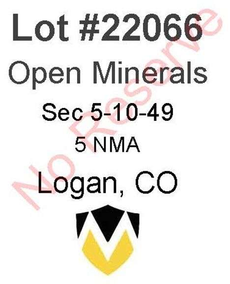 Logan, CO Open Minerals 5-10N-49W (5 NMA)