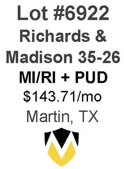Richards & Madison 35-26 - 8 Well MI/RI + PUD Locations