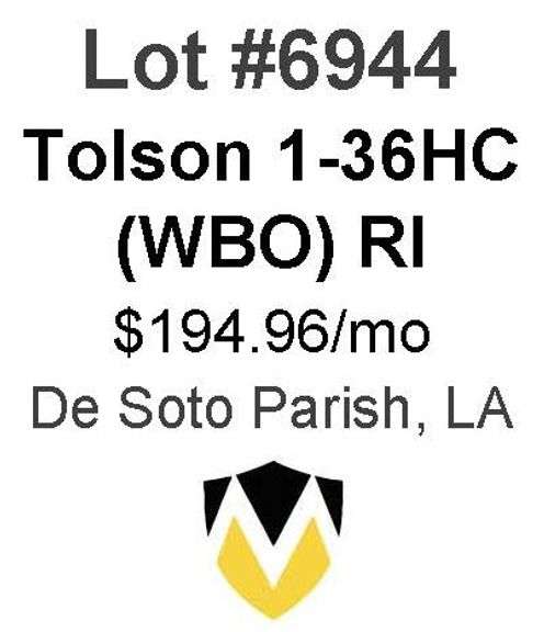 Tolson 1-36HC (WBO)