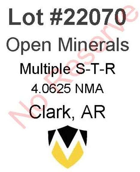 Clark, AR Open Minerals 29,30-8-22 (4.0625 NMA)