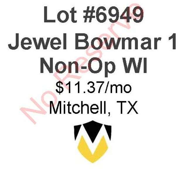 Jewel Bowmar 1 Non-Op WI