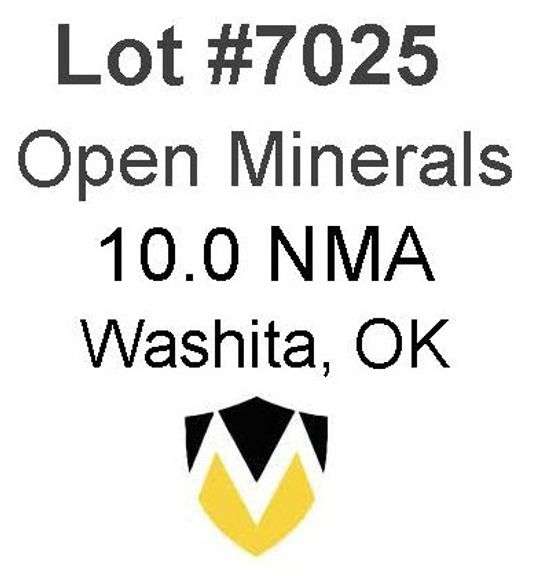 Washita, OK Open Minerals (10 NMA)