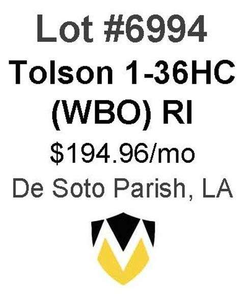 Tolson 1-36HC (WBO)