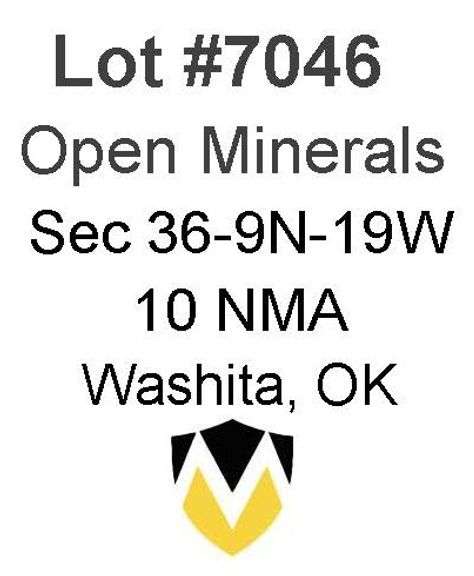 Washita, OK Open Minerals 36-9N-19W (10 NMA)
