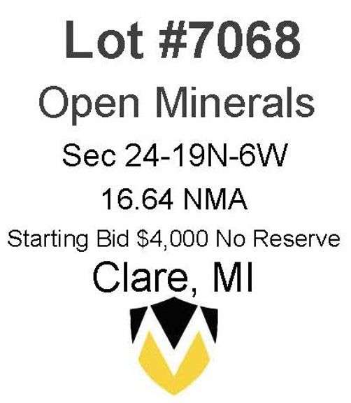 Clare, MI Open Minerals (16.64 NMA)