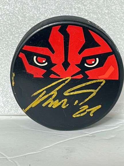 Official autographed Hockey puck