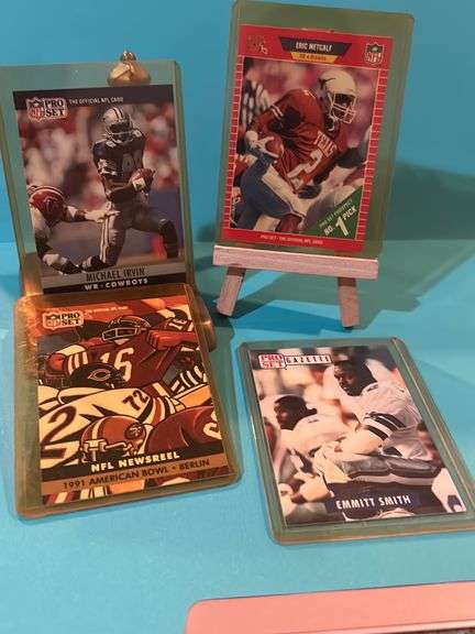 4 card Football card lot