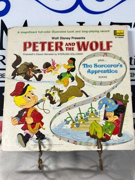 1969 Peter and the Wolf record w/book