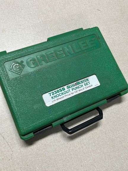 Greenlee Slug Buster Knock out punch set 1/2”-2” conduit - McNatt Real