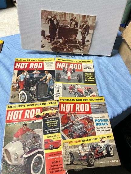 Early Hot Rod magazines